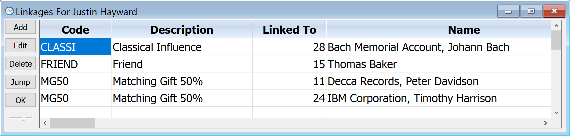 Linkages For Justin Hayward