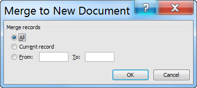 Word - Merge To New Document