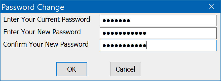 Password Change